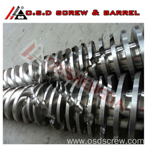 55/110 conical twin screw barrel for plastic extrusion(conical twin screws and barrel/cylinder for pipe/profile extruder) OSD